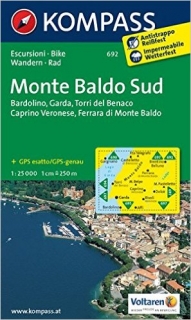KOMPASS 692 Monte Baldo Süd,Bardolino,Garda,Torri di Benaco,Caprino Veronese 25t