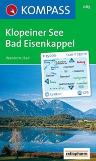 KOMPASS 065 Klopeiner See, Bad Eisenkappel 1:25t turistická mapa