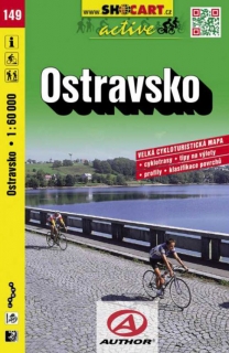 149 OSTRAVSKO cykloturistická mapa 1:60t SHOCart