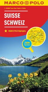 Švajčiarsko 1:303t (Switzerland) automapa ZoomSystem, Marco Polo