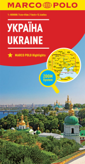 Ukrajina 1:800t (Ukraine) automapa ZoomSystem, Marco Polo