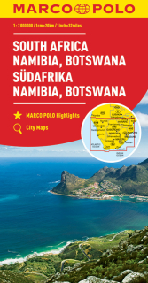 Afrika juh, Namíbia, Botswana 1:2mil (Africa South,Namibia) automapa Marco Polo