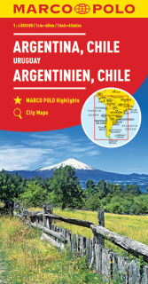 Argentína,Chile,Urugay 1:4mil automapa Marco Polo