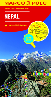 Nepál 1:750tis automapa Marco Polo