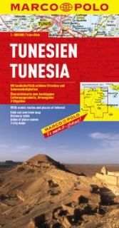 Tunisko 1:800tis automapa Marco Polo