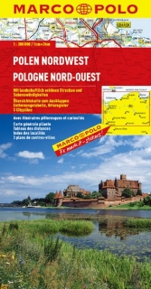 Poľsko sever, západ 1:300t (Poland) automapa Marco Polo