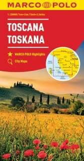 Taliansko 7 Toskana 1:200t (Italy) automapa Marco Polo