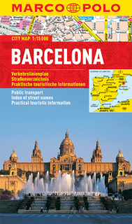 Barcelona 1:15t (Spain) mapa mesta Marco Polo