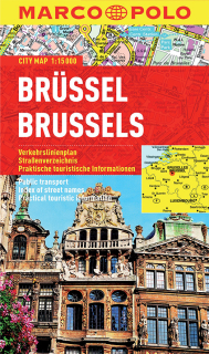 Brusel 1:15t (Belgium) mapa mesta Marco Polo