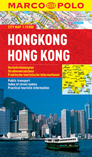 Hongkong 1:15t (China) mapa mesta Marco Polo