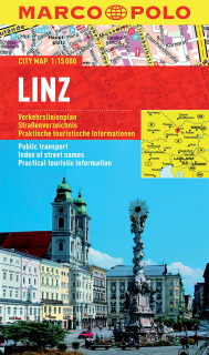 Linz 1:15t (Austria) mapa mesta Marco Polo