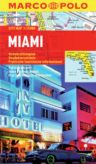Miami 1:15t (Florida, USA) mapa mesta Marco Polo