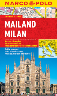 Miláno 1:15t (Italy) mapa mesta Marco Polo