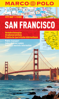 San Francisco 1:15t (California, USA) mapa mesta Marco Polo