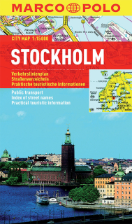 Stockholm 1:15t (Sweden) mapa mesta Marco Polo