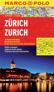 Zürich 1:15t (Switzerland) mapa mesta Marco Polo