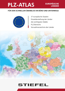 Európa PSČ atlas A4 špirála