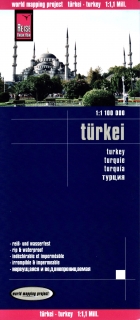 Turecko (Turkey) 1:1,1m skladaná mapa RKH