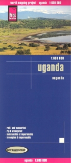 Uganda 1:600t skladaná mapa RKH