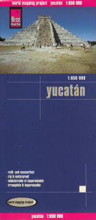 Yucatán (Yucatan) 1:650t skladaná mapa RKH