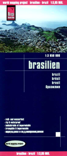 Brazília (Brazil) 1:3,85mil skladaná mapa RKH