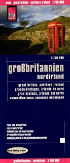 Veľká Británia, sever Írsko (Great Britain,Northern Ireland) 1:750tis mapa RKH