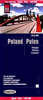 Poľsko (Poland) 1:675tis skladaná mapa RKH