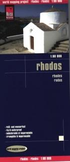 Rhodos (Greece) 1:80tis skladaná mapa RKH