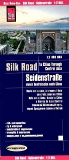 Hodvábna cesta-do Číny cez strednú Áziu (Silk Road) 1:2mil skladaná mapa RKH