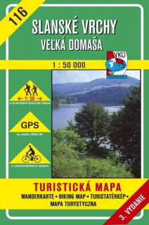VKU116 Slanské vrchy, Veľká Domaša 1:50t turistická mapa VKÚ Harmanec / 2010