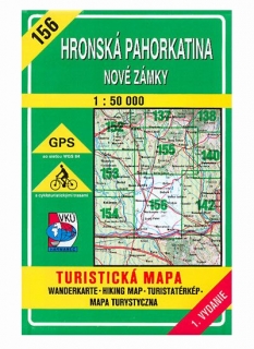 VKU156 Hronská pahorkatina, Nové Zámky 1:50t turistická mapa VKÚ Harmanec / 1999
