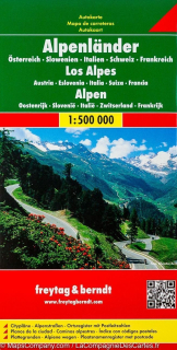 Alpy 1:500t (Alps, Alpenländer) automapa Freytag Berndt