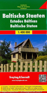 Pobaltské štáty (Baltic States) 1:400t automapa Freytag Berndt
