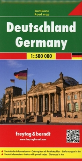 Nemecko 1:500t (Germany) automapa Freytag Berndt