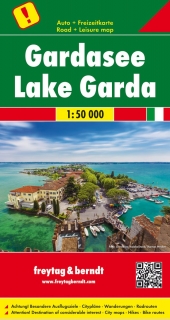 Gardasee (Italy Lake Garda) 1:50tis mapa Freytag Berndt
