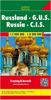 Rusko (Russland, G.U.S.) 1:2mil/8mil automapa Freytag Berndt