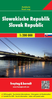 Slovenská republika (Slovakia) 1:200t automapa Freytag Berndt
