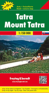 Tatry (Slovakia, Tatra) 1:150t automapa Freytag Berndt