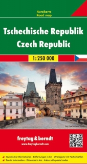 Česká republika (Czech republic) 1:250t automapa Freytag Berndt