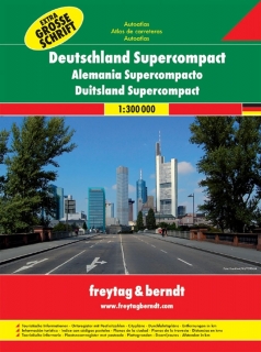 Nemecko Supercompact 1:300tis atlas Freytag Berndt