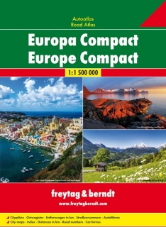 Európa Compact 1:1.500tis atlas Freytag Berndt