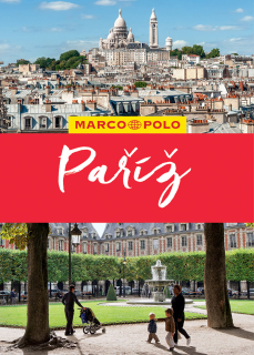 Paříž cestovní průvodce na špirále + mapa Marco Polo / česky, 2019