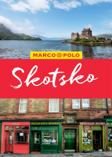 Skotsko cestovní průvodce na špirále + mapa Marco Polo / česky, 2019