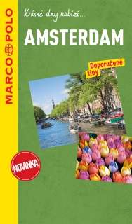 Amsterdam cestovní průvodce na špirále + mapa Marco Polo / česky, 2015