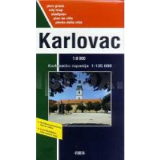Karlovac (Croatia) 1:8t mapa mesta Forum Zadar