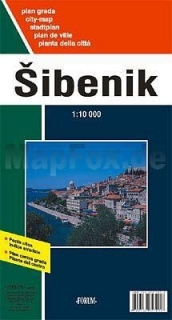 Šibenik (Croatia) 1:10t mapa mesta Forum Zadar