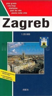 Zagreb (Croatia) 1:20t mapa mesta Forum Zadar