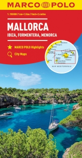 Španielsko - Mallorca, Ibiza, Formentera 1:200t (Spain) automapa Marco Polo