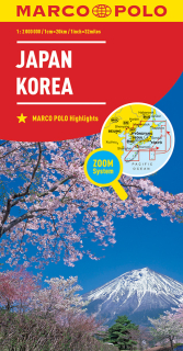 Japonsko, Kórea 1:2mil (Japan,Korea) automapa Marco Polo