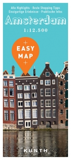 Amsterdam Easy Map 1:12,5t (Holandsko) mapa mesta Kunth / 2018